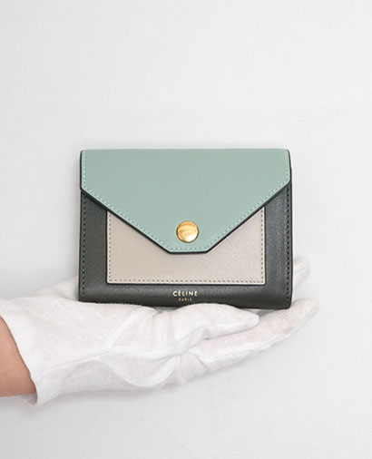 Celine Pocket Card Holder, front view